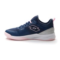 Sneakers Lotto Mirage 500 II Blu Denim Rosa Grigio Metallo Donna  Offerta + Economico