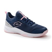 Sneakers Lotto Mirage 500 II Blu Denim Rosa Grigio Metallo Donna  Offerta + Economico