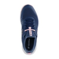 Sneakers Lotto Mirage 500 II Blu Denim Rosa Grigio Metallo Donna  Offerta + Economico