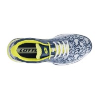 Baskets Lotto Superrapida 200 III Blanc Bleu Denim  Offre - Pas cher