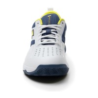 Zapatillas Lotto Superrapida 400 IV Blanco Amarillo Acido Azul Denim  Oferta + Barato