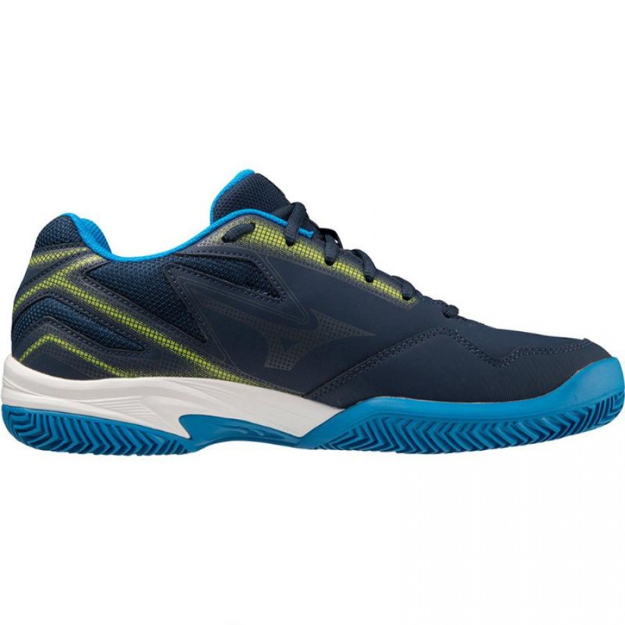 Mizuno Break Shot 4 CC Azul Escuro Sapatos Amarelos  Oferta + Barato