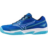 Mizuno Tênis Break Shot 4 Clay Azul Branco  Oferta + Barato