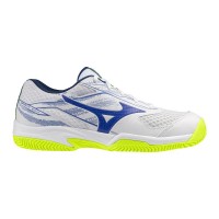 Mizuno Break Shot 5 Clay White Blue Sneakers