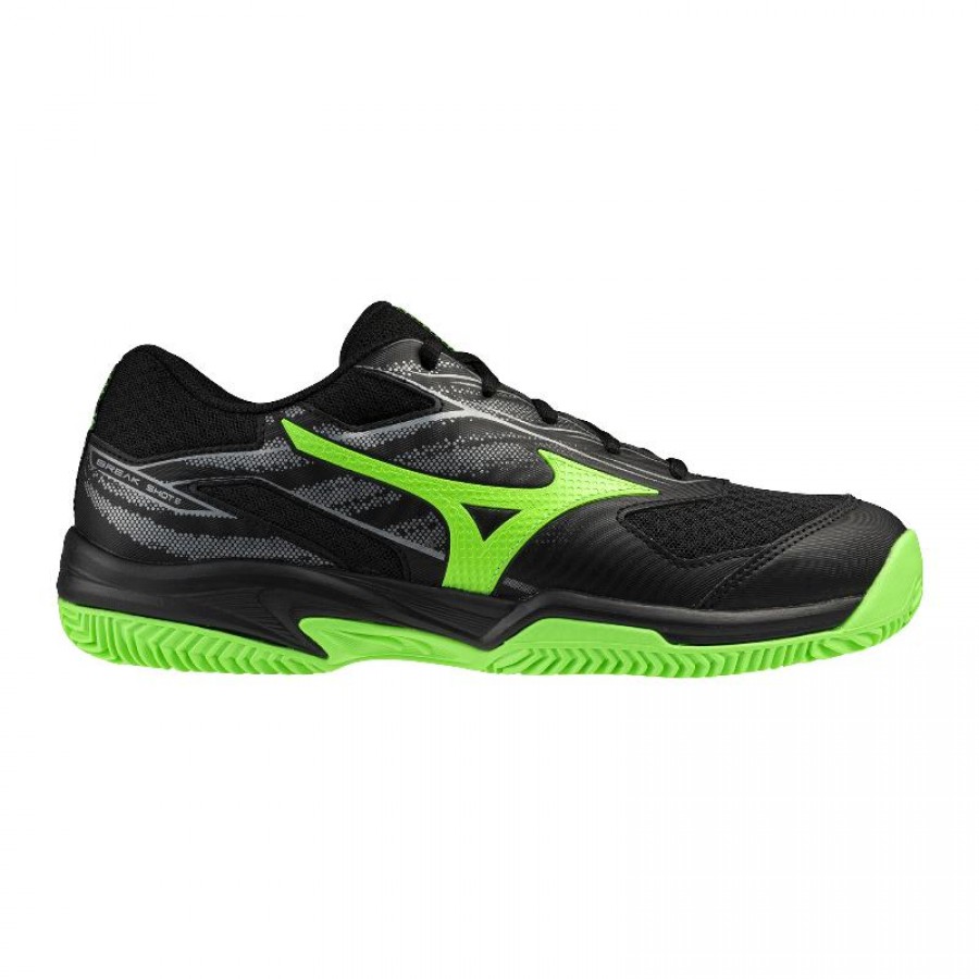 Zapatillas Mizuno Break Shot 5 Clay Negro Verde