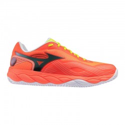 Tênis Laranja Padel Mizuno Wave Enforce Court 2