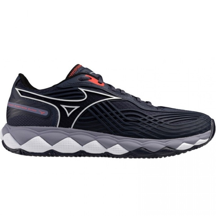 Tênis Mizuno Wave Enforce Tour 2 Clay Azul Escuro Cinza  Oferta + Barato