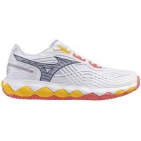Zapatillas Mizuno Wave Enforce Tour 2 Clay Blanco Coral Mujer  Oferta + Barato