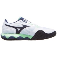 Mizuno Wave Enforce Tour 2 Terre Battue Blanc Vert Bleu Sneakers  Offre - Pas cher