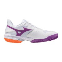 Tênis femininos brancos Mizuno Wave Exceed Court Clay