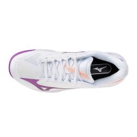 Tênis femininos brancos Mizuno Wave Exceed Court Clay