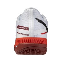 Zapatillas Mizuno Wave Exceed Court Clay Blanco Rojo