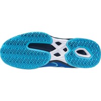 Sneakers Mizuno Wave Exceed Light 2 TERRE BATTUE Bleu Blanc  Offre - Pas cher