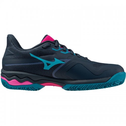 Sneakers Mizuno Wave Exceed Light 2 Padel Blu Navy Fucsia Donna Sneakers Mizuno Wave Exceed Light 2 Padel Blu Navy Fucsia Donna