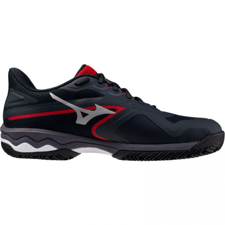 Zapatillas Mizuno Wave Exceed Light 2 Padel Negro Blanco Rojo  Oferta + Barato
