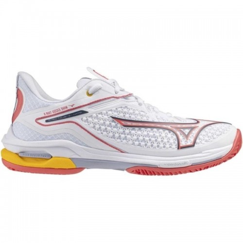 Sneakers da donna Mizuno Wave Exceed Tour 6 Clay White Coral Grey Sneakers da donna Mizuno Wave Exceed Tour 6 Clay White Coral Grey