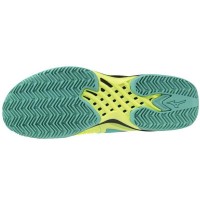 Sneakers Mizuno Wave Exceed Tour 6 Clay Lime Nero Blu  Offerta + Economico