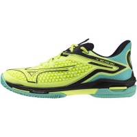 Sneakers Mizuno Wave Exceed Tour 6 Clay Lime Nero Blu  Offerta + Economico
