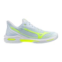 Zapatillas Mizuno Wave Exceed Tour 7 Azul Claro Fluor Mujer