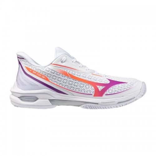 Tênis femininos Mizuno Wave Exceed Tour 7 Clay White