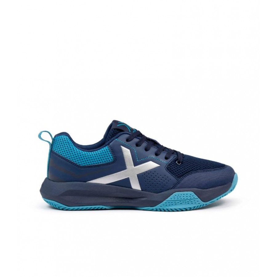 Baskets Munich Focus 01 Bleu Marine   Offre - Pas cher