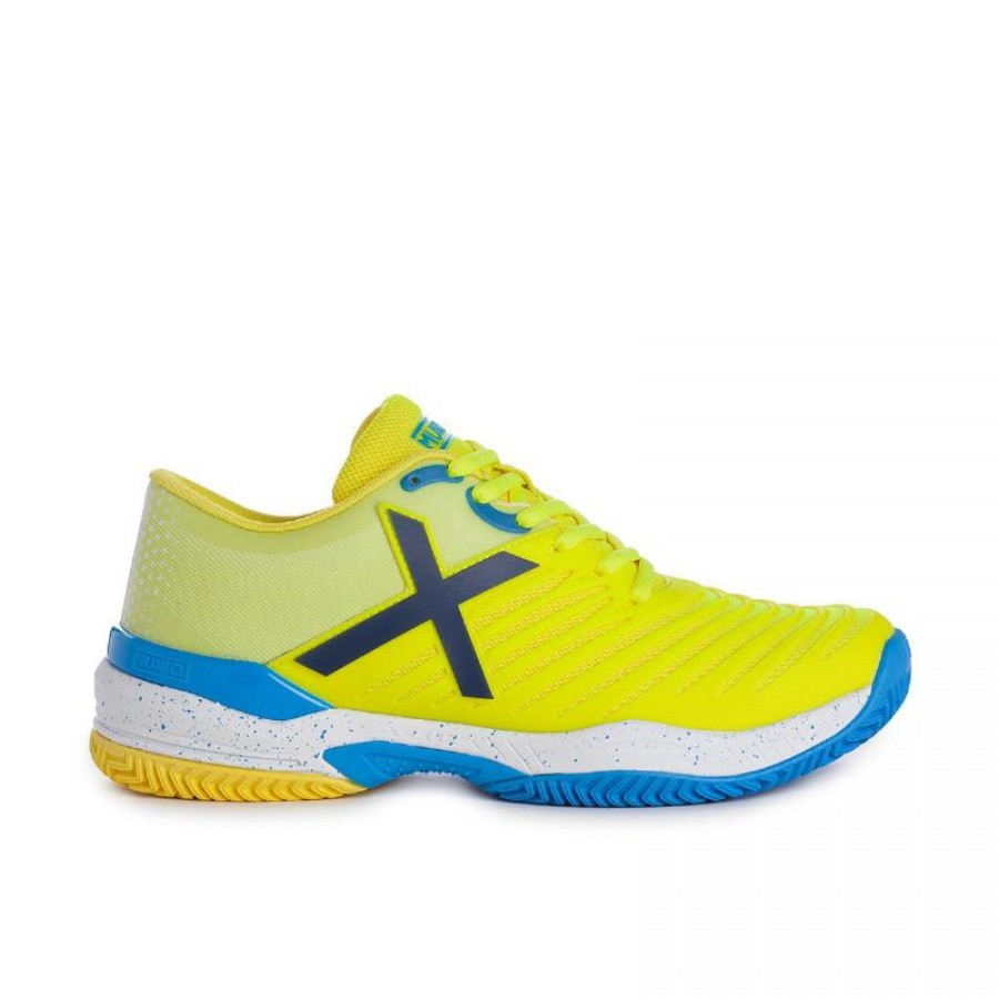 Tênis Munique Padx 28 Azul Amarelo  PADELPOINT Tênis Munique Padx 28 Azul Amarelo