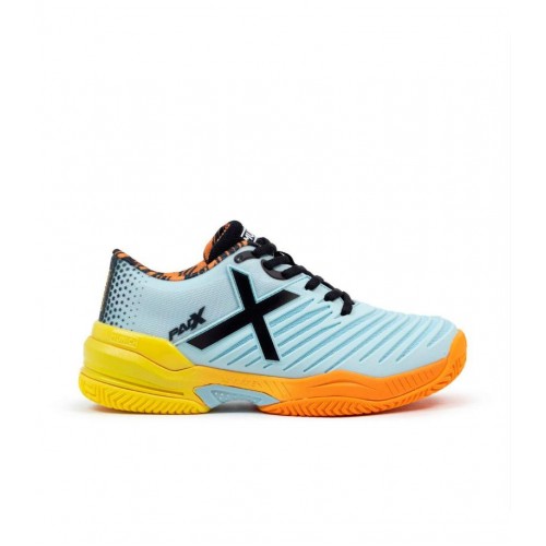 Munich Padx 58 Scarpe da ginnastica da padel grigio arancione donna Munich Padx 58 Scarpe da ginnastica da padel grigio arancione donna