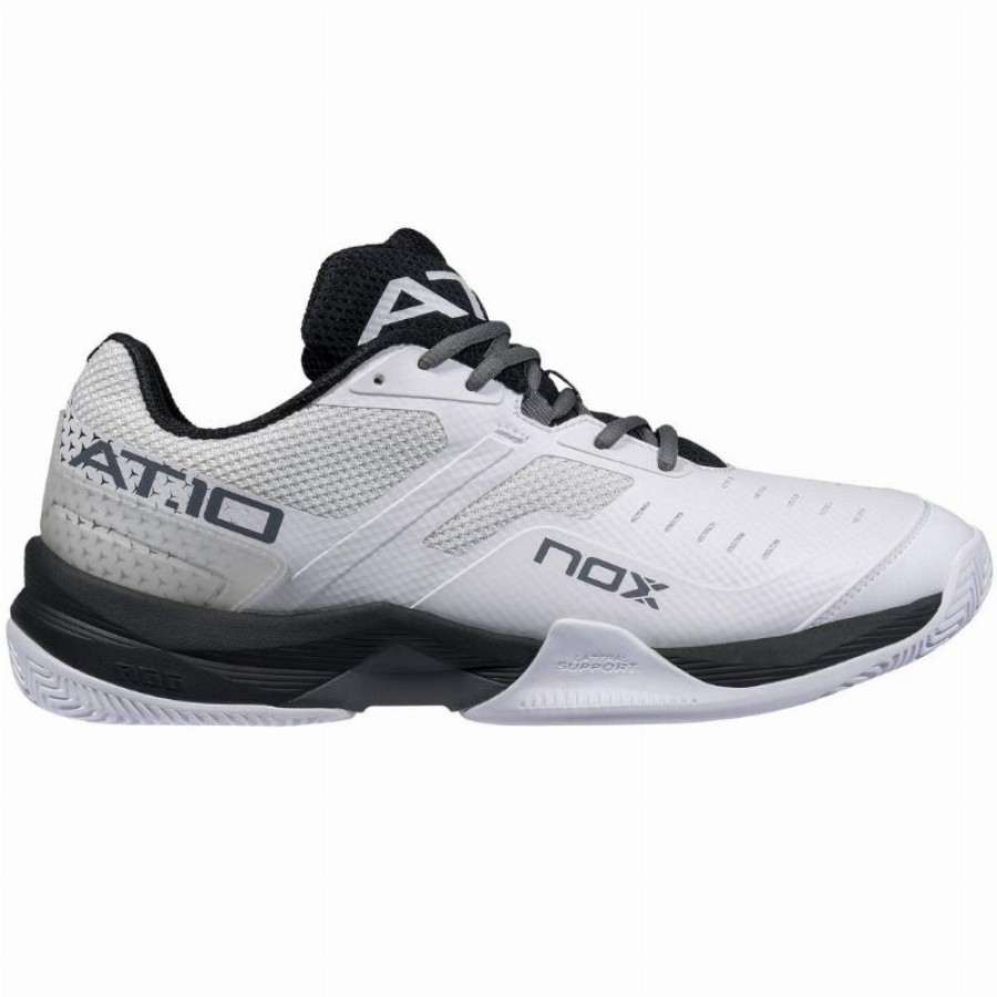 Ténis Nox AT10 Pro Branco Preto  Oferta + Barato