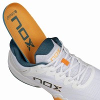 Nox ML10 Hexa Abricot Blanc Baskets  Offre - Pas cher