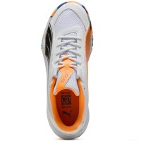 Puma Nova Court Blanc Orange Noir Baskets  Offre - Pas cher