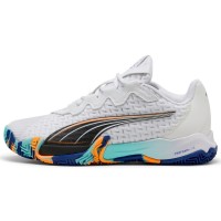 Puma Nova Elite White Black Blue Sneakers  Offer + Cheap