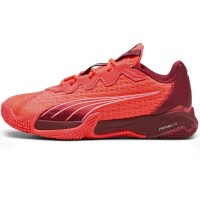 Baskets Puma Nova Elite Rouge Bordeaux Blanc  Offre - Pas cher