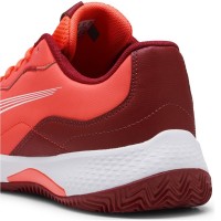 Puma Nova Smash Red White Burgundy Sneakers  Offer + Cheap