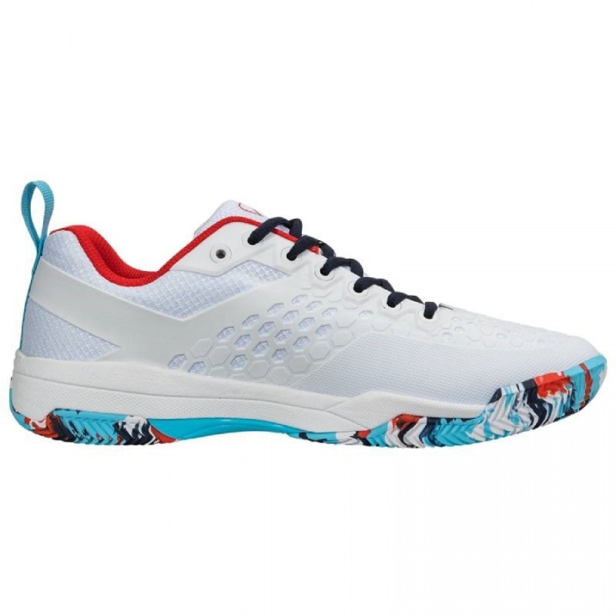 Salming Rebel Light Dazzle White Red Blue Women''s Shoes  Offer + Cheap