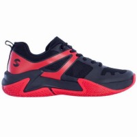 Zapatillas Softee Rotatory Negro Rojo  Oferta + Barato