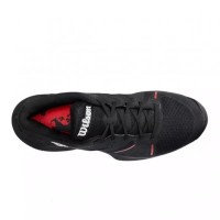 Wilson Bela Pro Tênis Preto Papoula Vermelha  Oferta + Barato