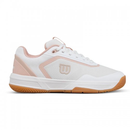 Zapatillas Wilson Courtglide Blanco Rosa Mujer