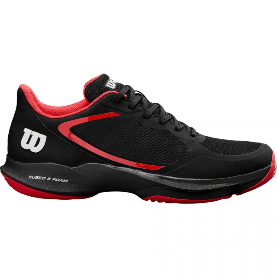 Tênis Wilson Hurakn Lite Preto Vermelho Branco  Oferta + Barato
