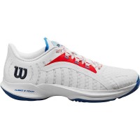 Wilson Hurakn Pro Sapatilhas Branco Vermelho Azul  Oferta + Barato