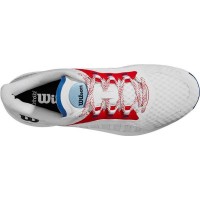 Zapatillas Wilson Hurakn Pro Blanco Rojo Azul