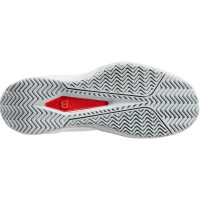Chaussures Femme Wilson Rush Pro Lite Blanc Bleu Perle Rouge  Offre - Pas cher