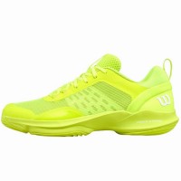 Tênis Wilson Hurakn Pro V2 Fluorescente Amarelo Branco