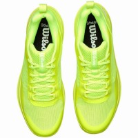 Tênis Wilson Hurakn Pro V2 Fluorescente Amarelo Branco