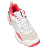 Tênis Wilson Hurakn Pro V2 Branco Rosa Dubarry para Mulheres