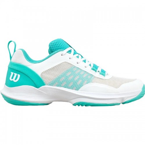 Wilson Hurakn Pro V2 Bianco Turchese Sneakers Donna Wilson Hurakn Pro V2 Bianco Turchese Sneakers Donna