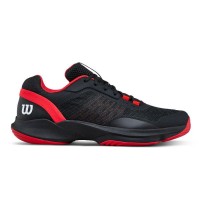 Zapatillas Wilson Hurakn Pro V2 Negro Rojo Blanco