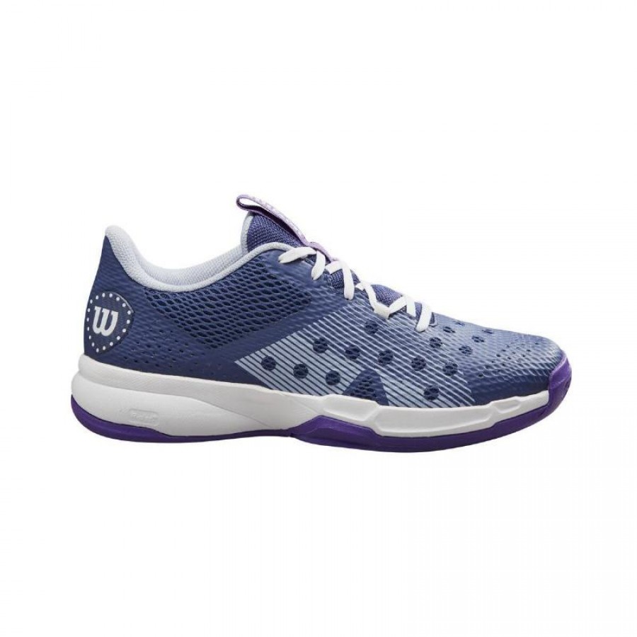 Wilson Hurakn Team Cobalt Lilac White Sneakers Femmes  Offre - Pas cher