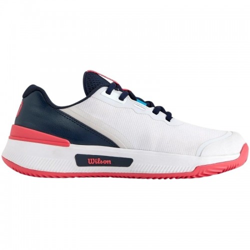 Baskets Femme Wilson Intrigue Pro TERRE BATTUE Blanc Bleu Marine Baskets Femme Wilson Intrigue Pro TERRE BATTUE Blanc Bleu Marine
