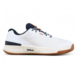 Zapatillas de Padel Wilson Intrigue Pro Clay Blanco Azul Oscuro Mujer