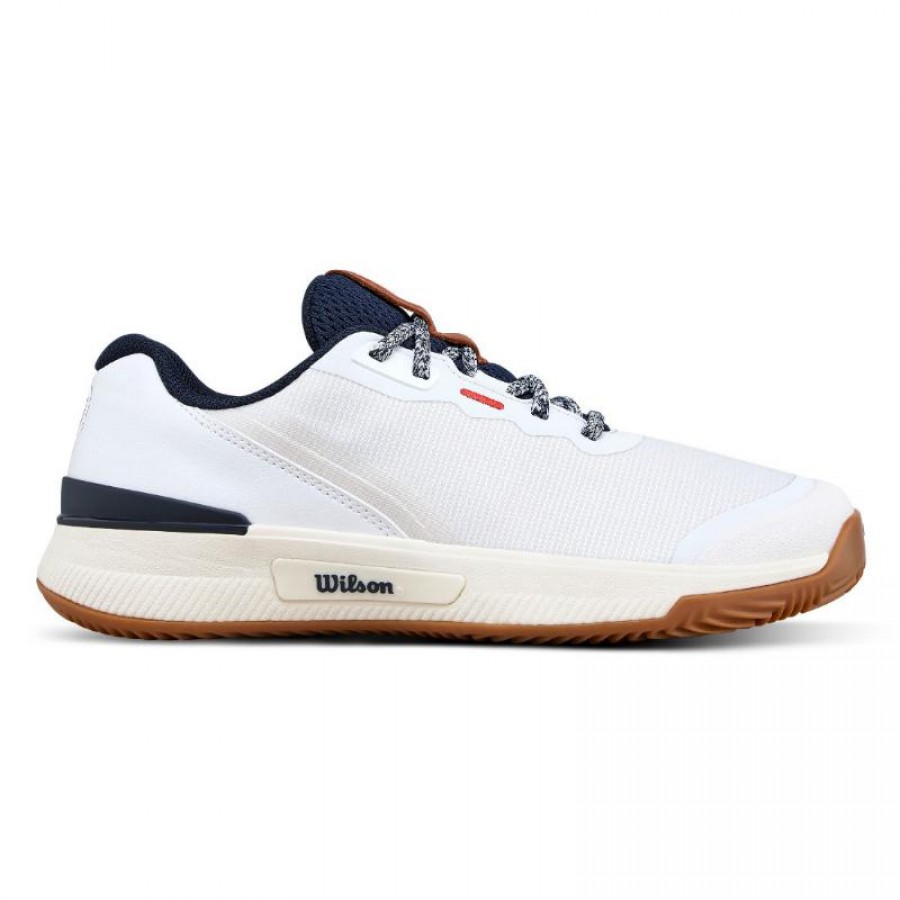 Zapatillas Wilson Intrigue Pro Clay Blanco Azul Oscuro Mujer